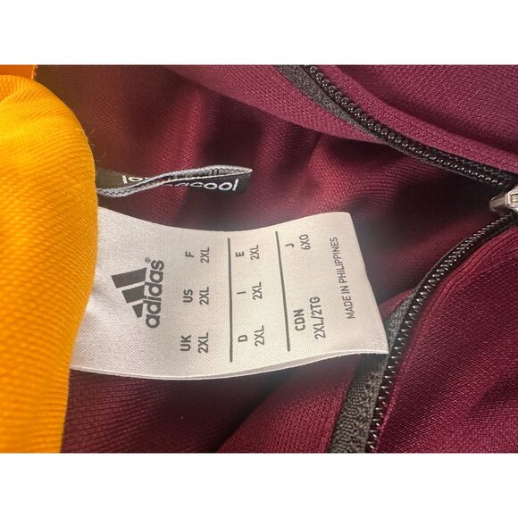 Womens Adidas 2XL Maroon & Gold Central Michigan  Champion Basketball Jacket - Picture 5 of 10